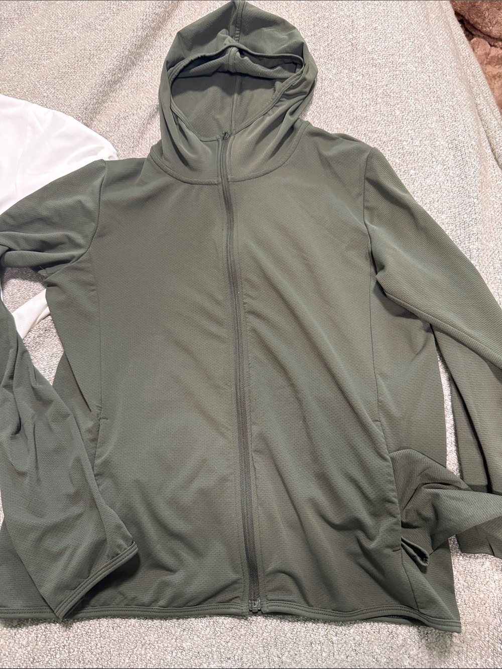 Two Uniqlo AIRism ZipUp Hoodies size Small